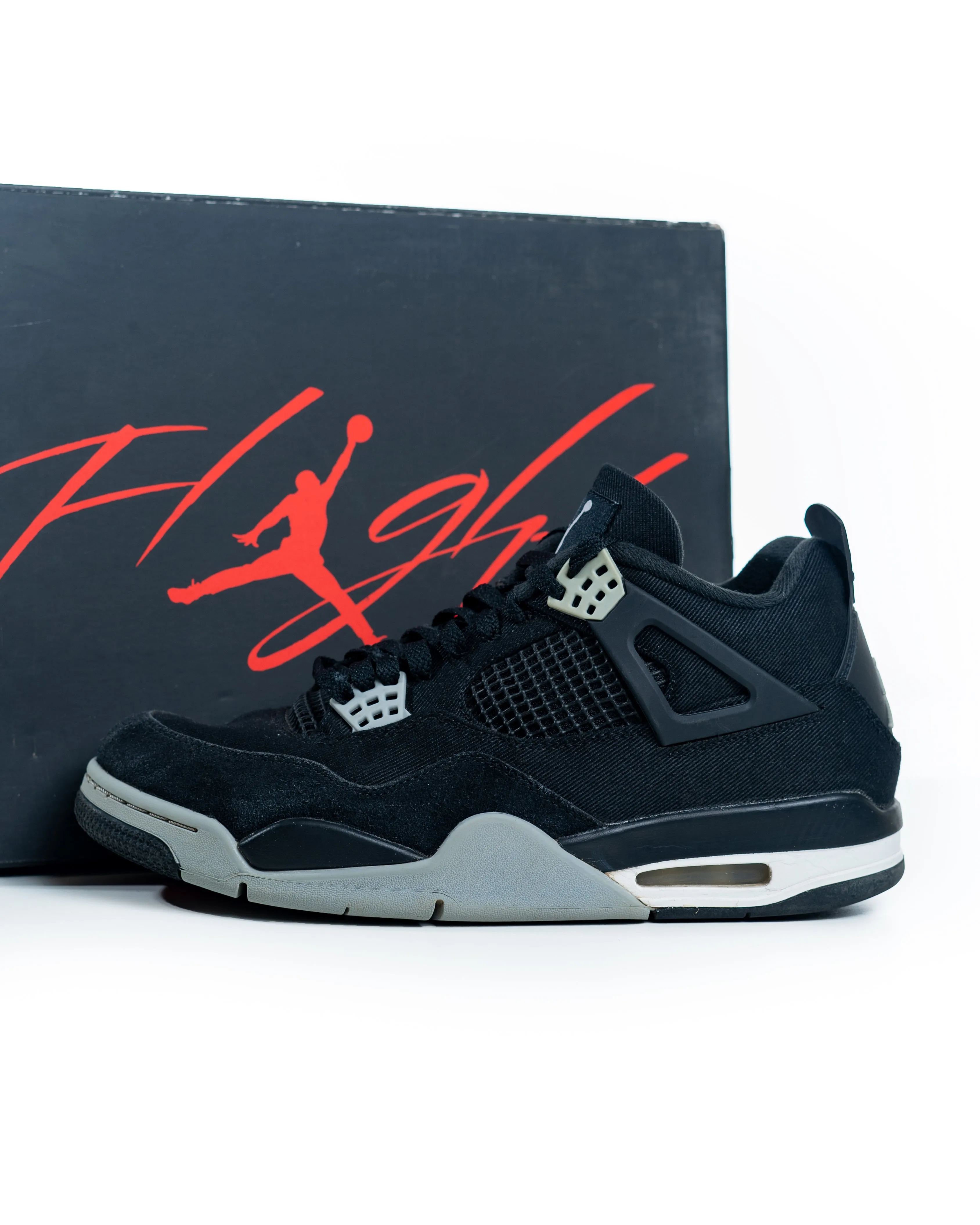 Air Jordan 4 SE Black Canvas