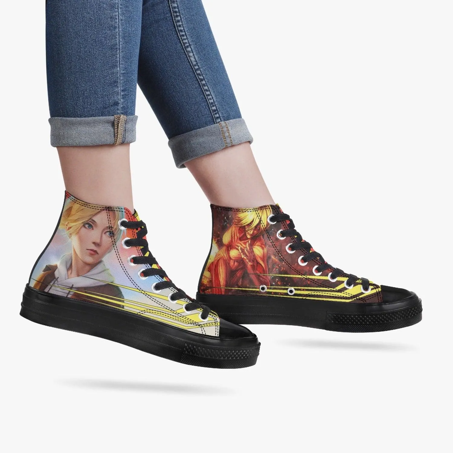 Attack On Titan Annie Leonhart A-Star High Anime Shoes