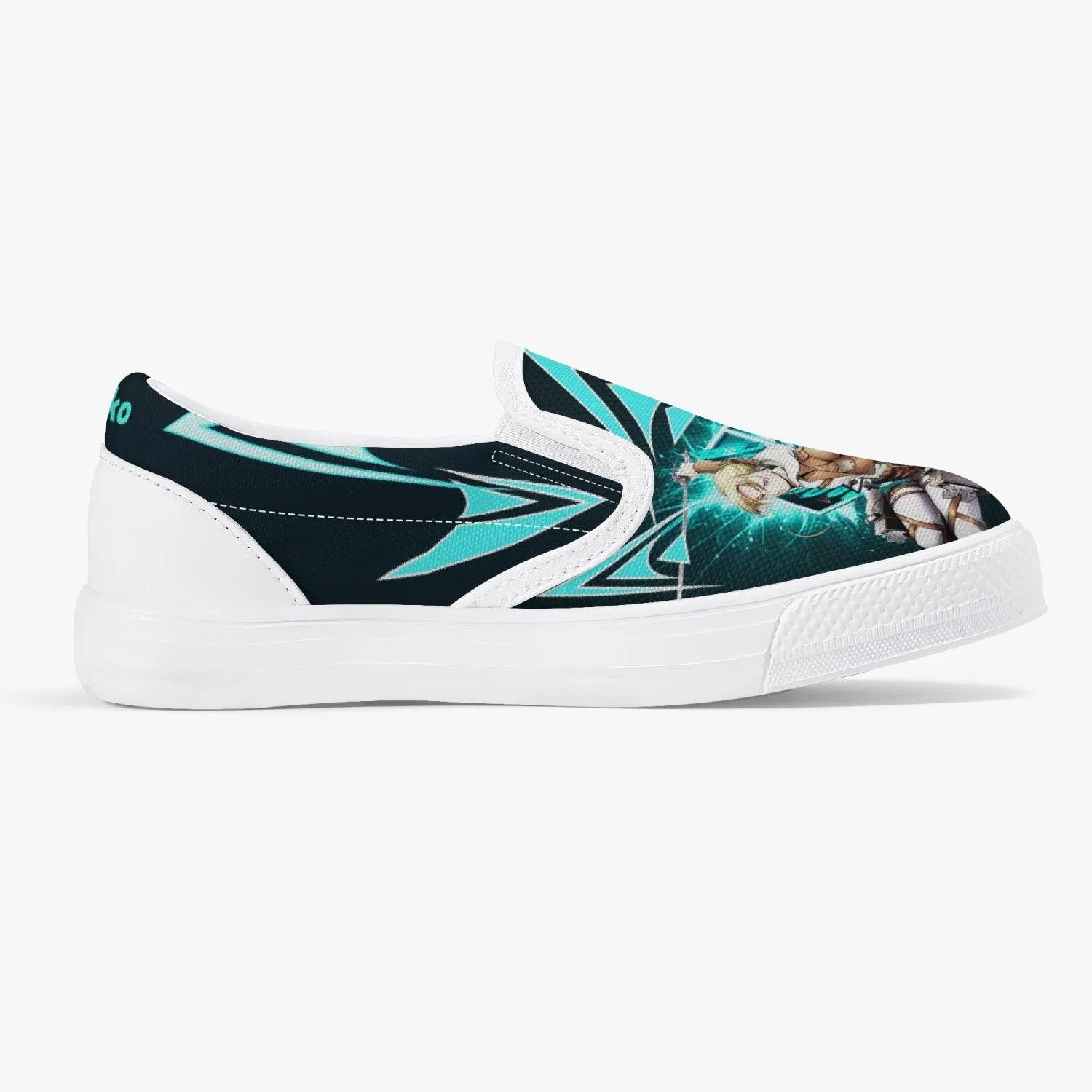 Attack On Titan Annie Leonheart Kids Slipons Anime Shoes