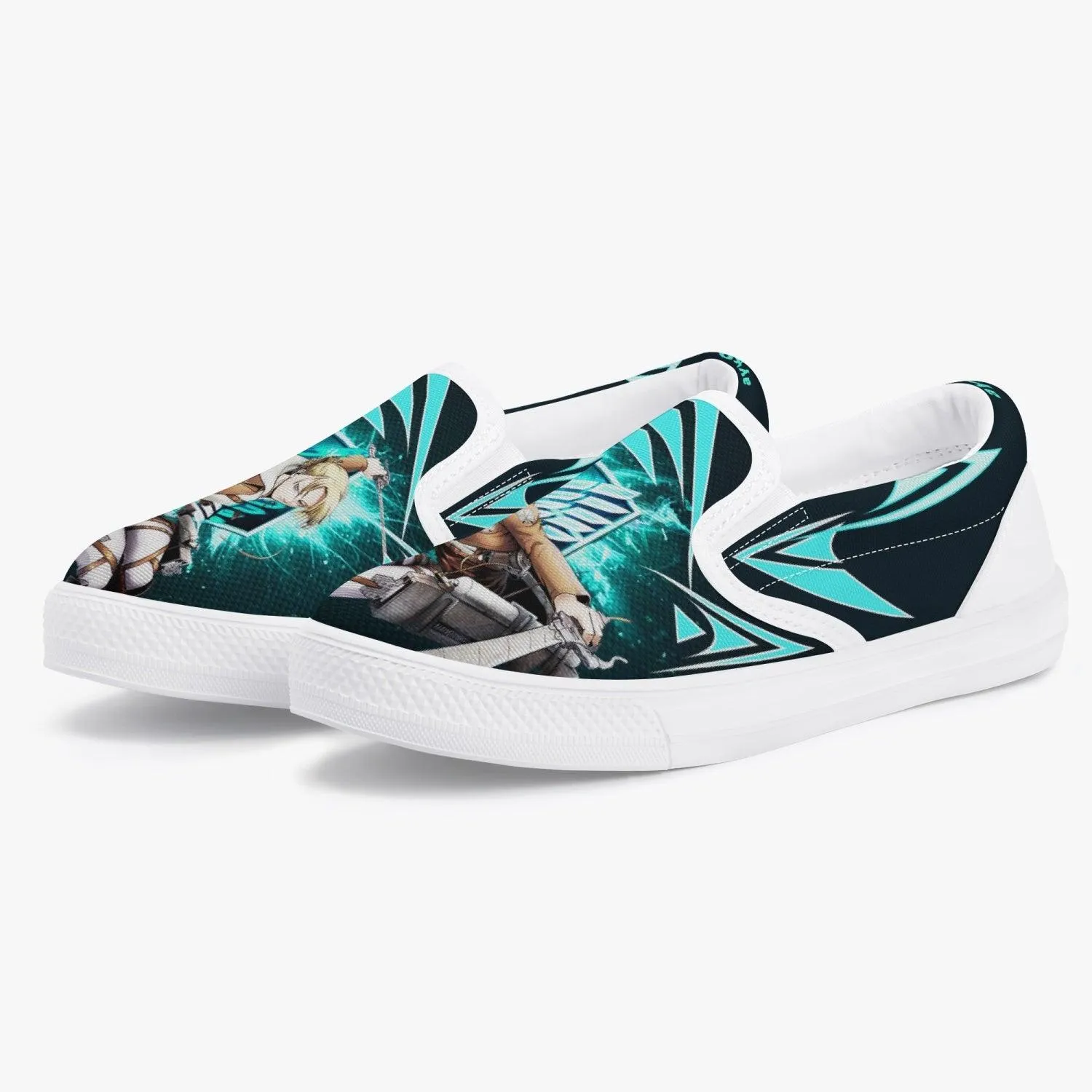 Attack On Titan Annie Leonheart Kids Slipons Anime Shoes