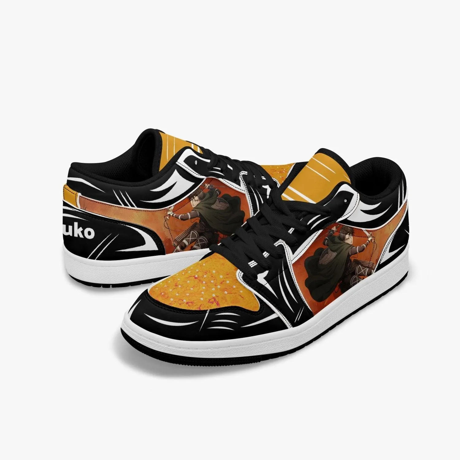 Attack On Titan Levi Ackerman JD1 Low Anime Shoes