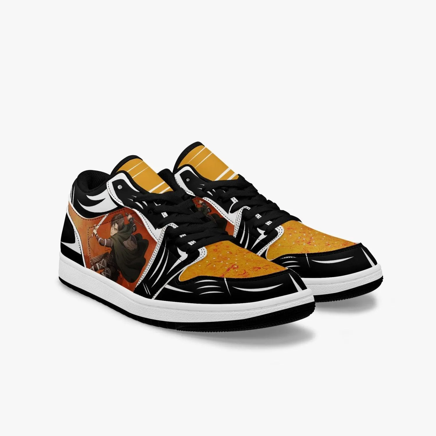 Attack On Titan Levi Ackerman JD1 Low Anime Shoes