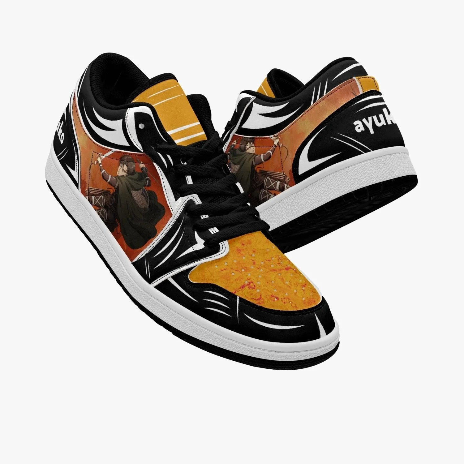 Attack On Titan Levi Ackerman JD1 Low Anime Shoes