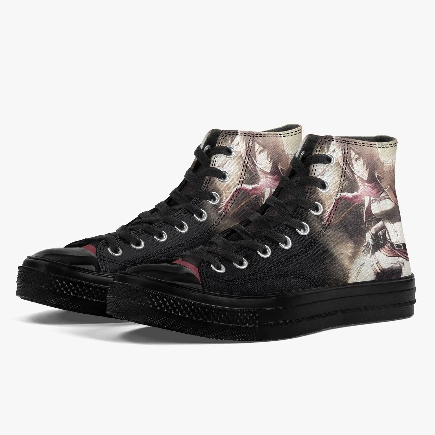 Attack On Titan Mikasa Ackerman A-Star High Anime Shoes
