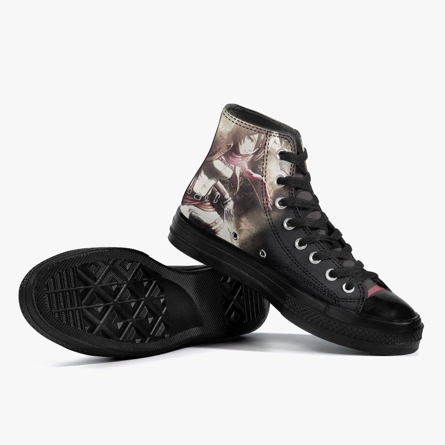 Attack On Titan Mikasa Ackerman A-Star High Anime Shoes