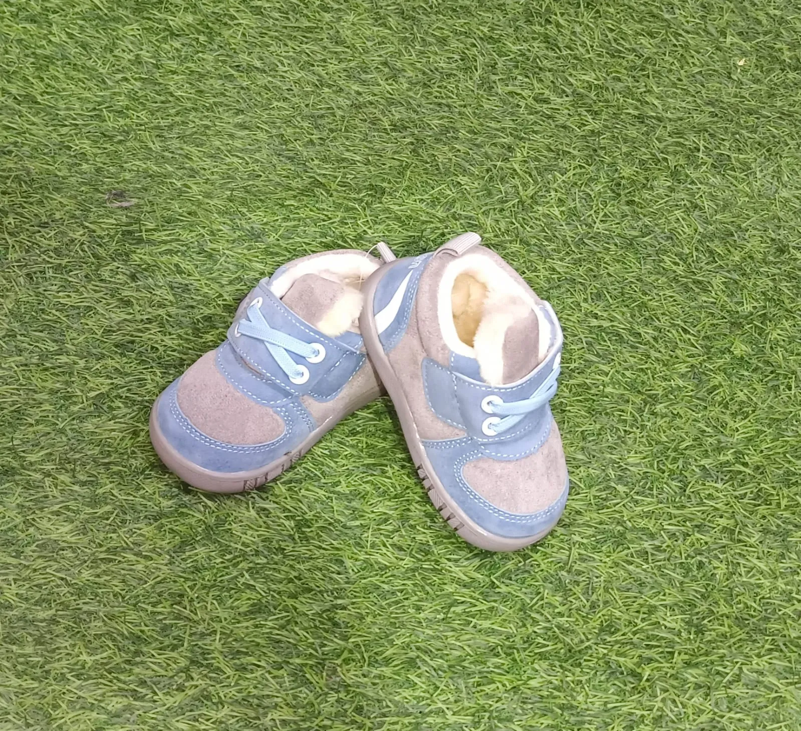 Baby Boy  Sneaker Shoes In Amazing Design Blue Color