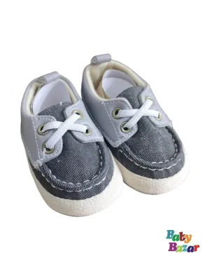 Baby Boy Sneaker Shoes In Black Color