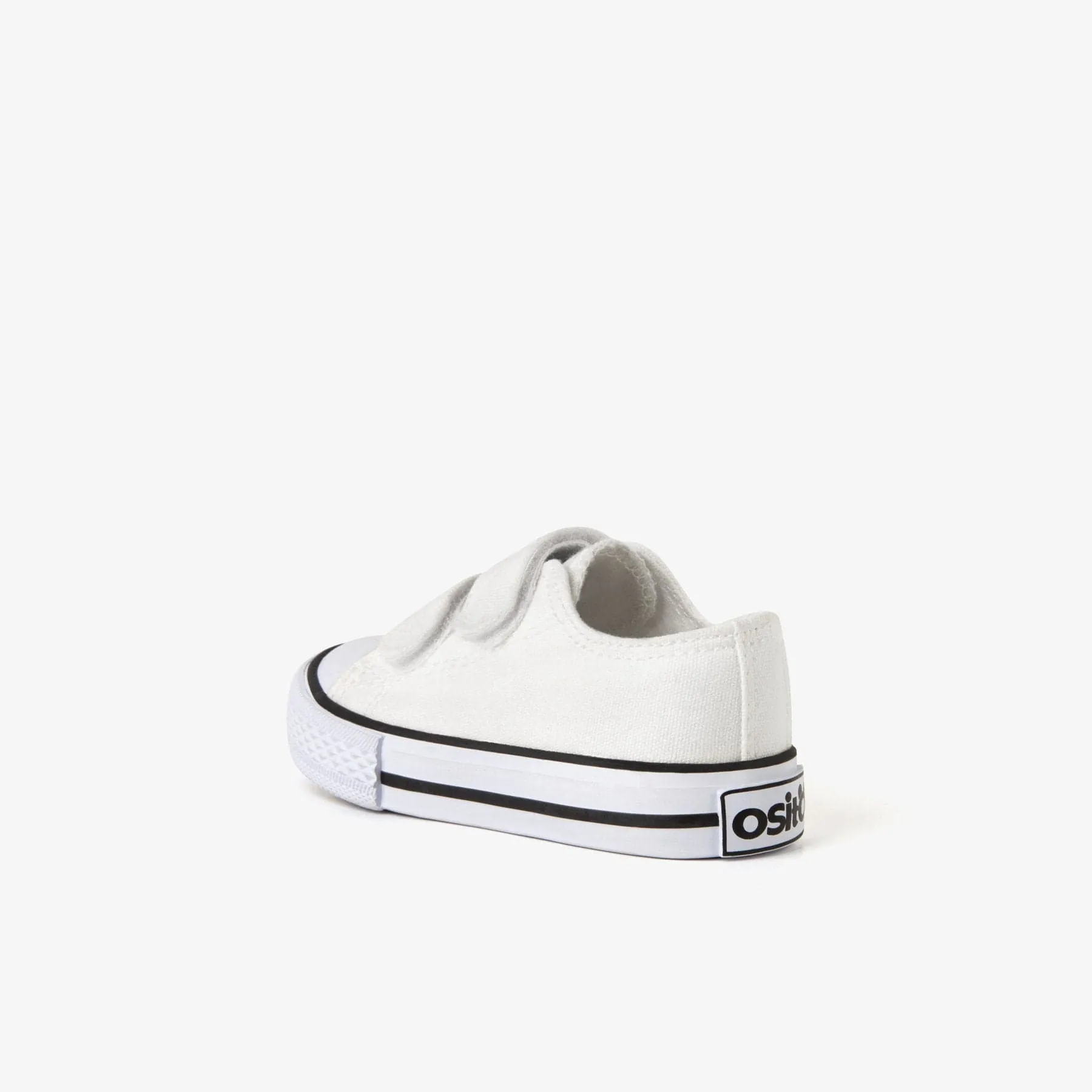 Baby's White Canvas Sneakers