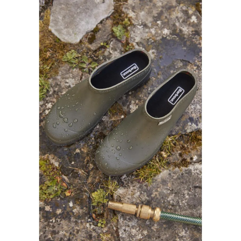Barbour Quinn Ladies Clog - Olive