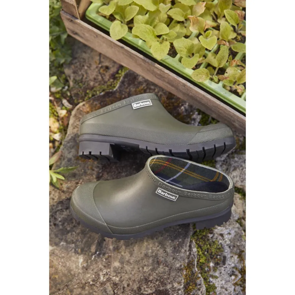 Barbour Quinn Ladies Clog - Olive
