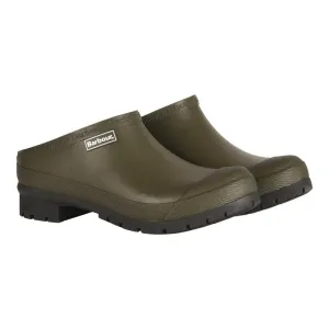 Barbour Quinn Ladies Clog - Olive
