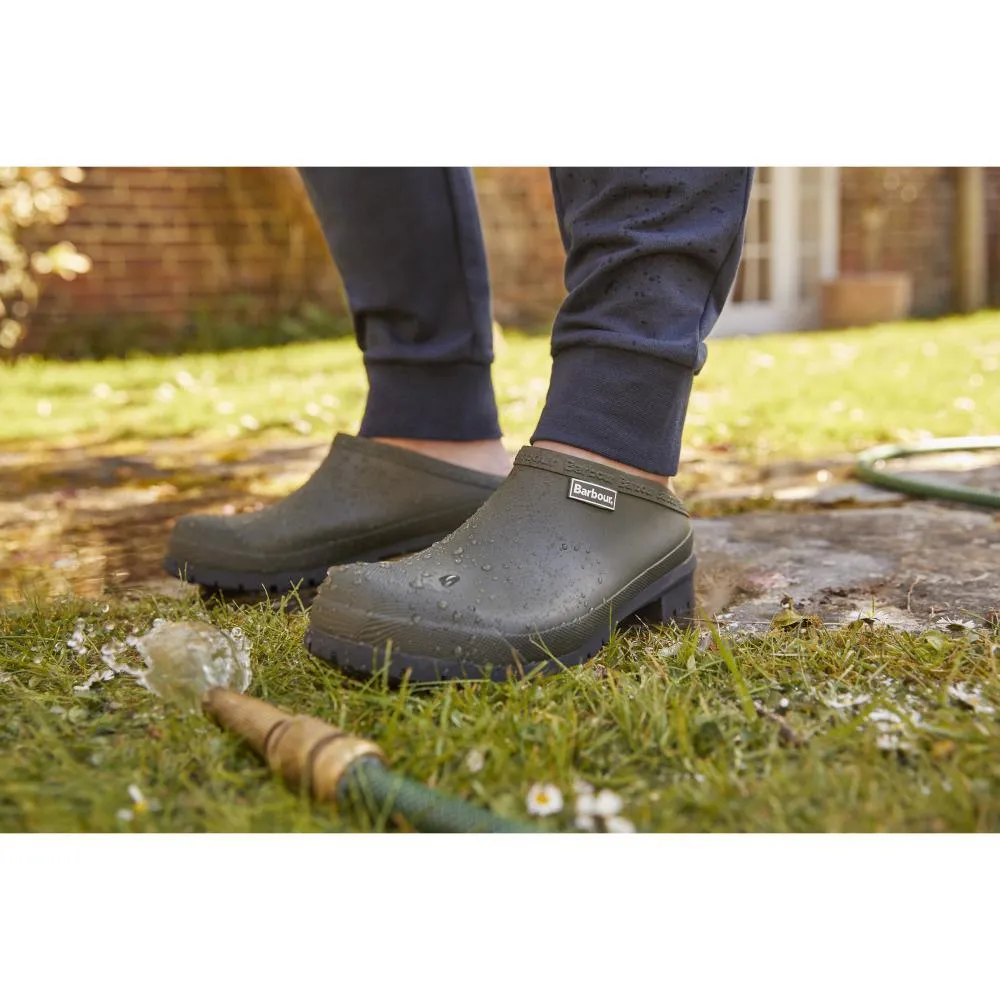 Barbour Quinn Ladies Clog - Olive