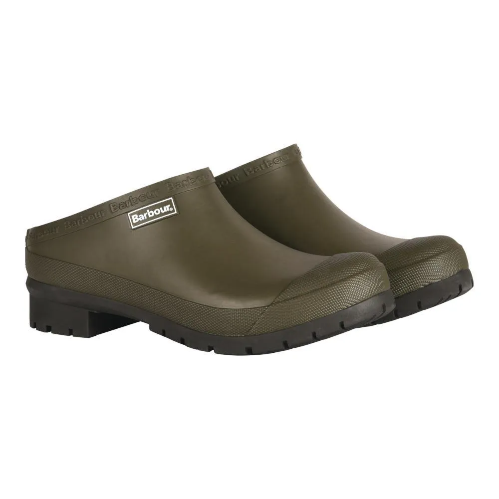 Barbour Quinn Ladies Clog - Olive