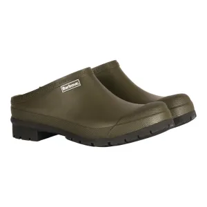Barbour Quinn Mens Clog - Olive