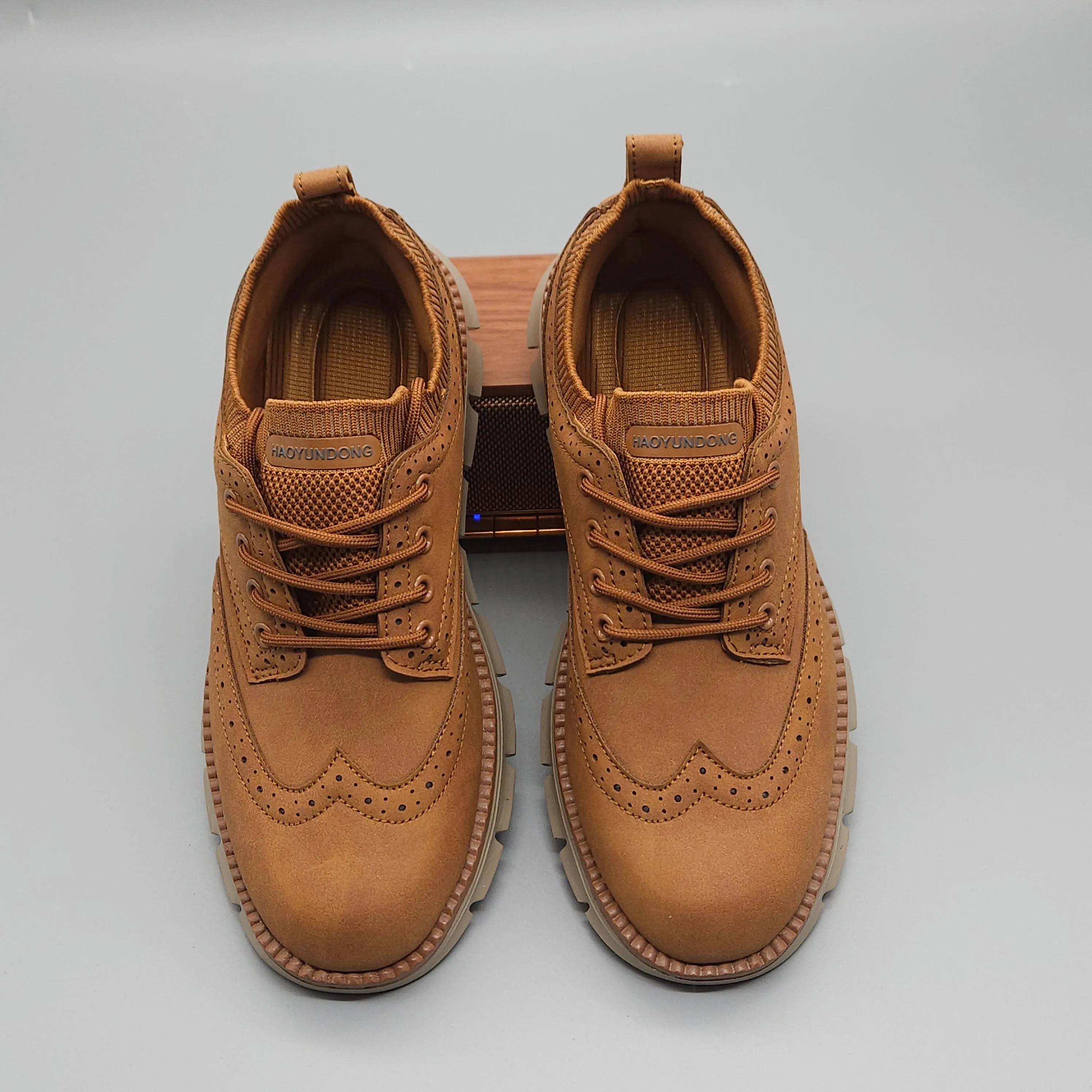 Bellkmart Men's Autumn Breathable Sneakers Classic Orthopedic Sneakers - Orange