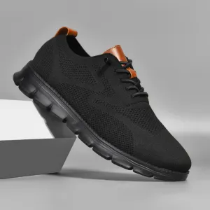 Bellkmart Super Comfy breathable Orthopedic Mesh Sneakers For Wide Feet - Black