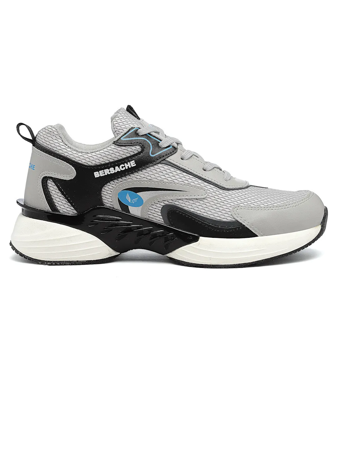 Bersache Premium Sports ,Gym, Trending Stylish Running Shoes For Men (9182-Grey)