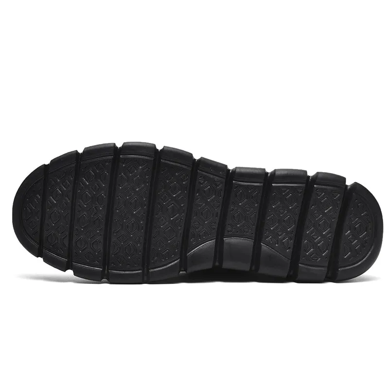 Black Sole Super Comfy breathable Orthopedic Mesh Sneakers For Wide Feet