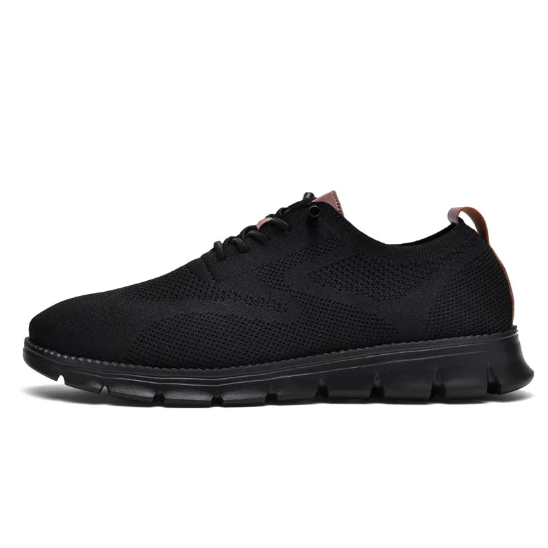 Black Sole Super Comfy breathable Orthopedic Mesh Sneakers For Wide Feet