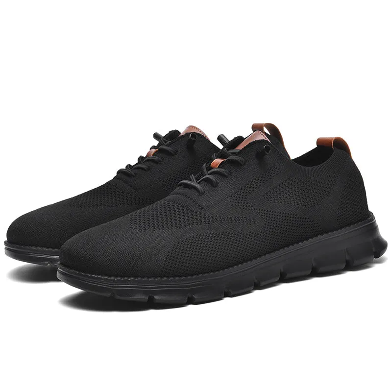 Black Sole Super Comfy breathable Orthopedic Mesh Sneakers For Wide Feet