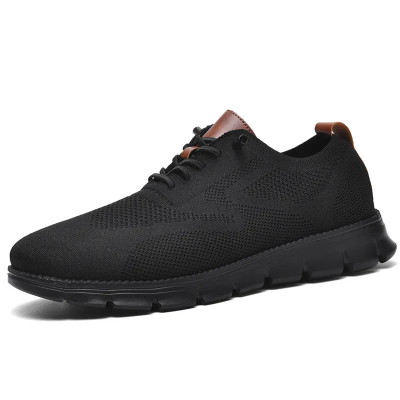 Black Sole Super Comfy breathable Orthopedic Mesh Sneakers For Wide Feet
