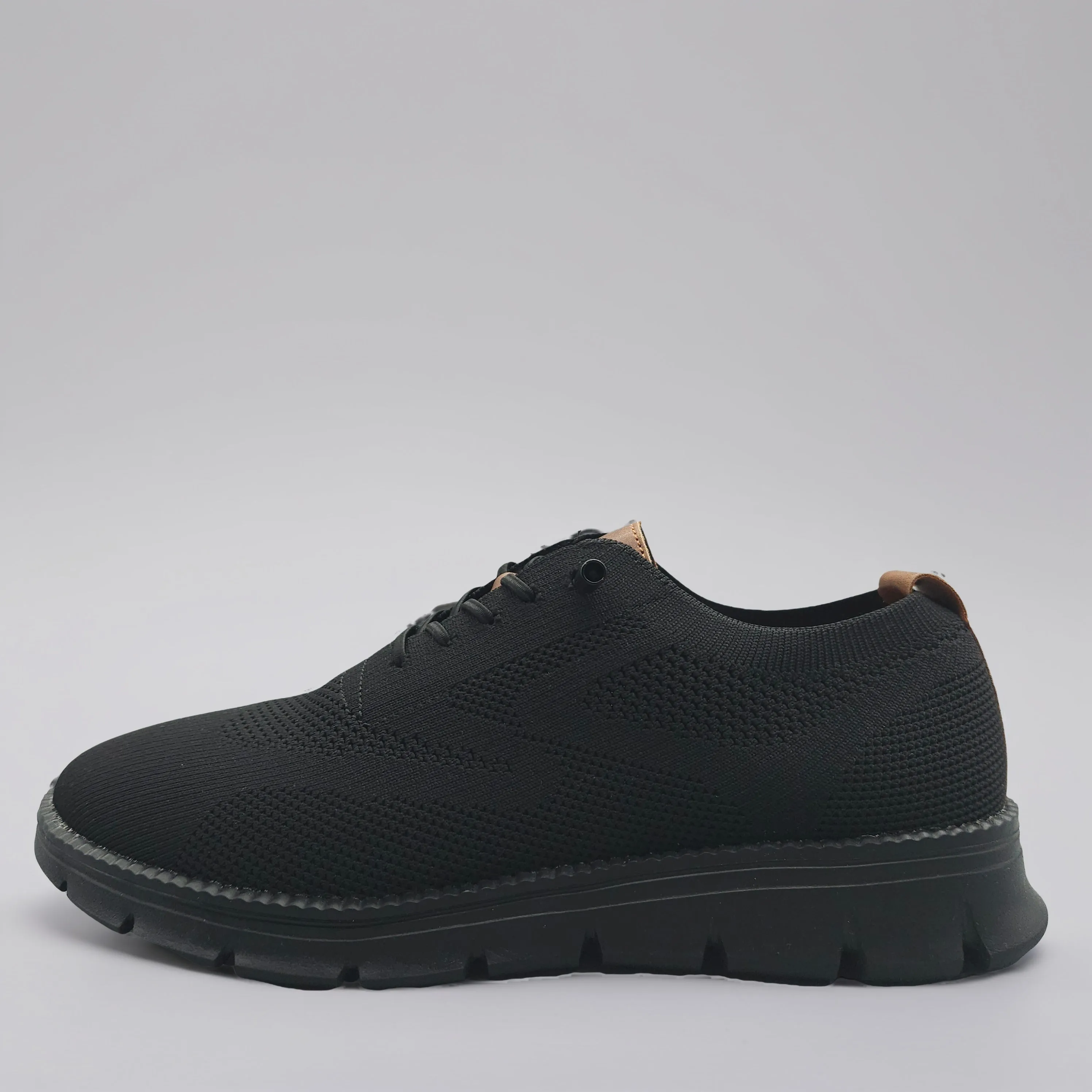 Black Sole Super Comfy breathable Orthopedic Mesh Sneakers For Wide Feet