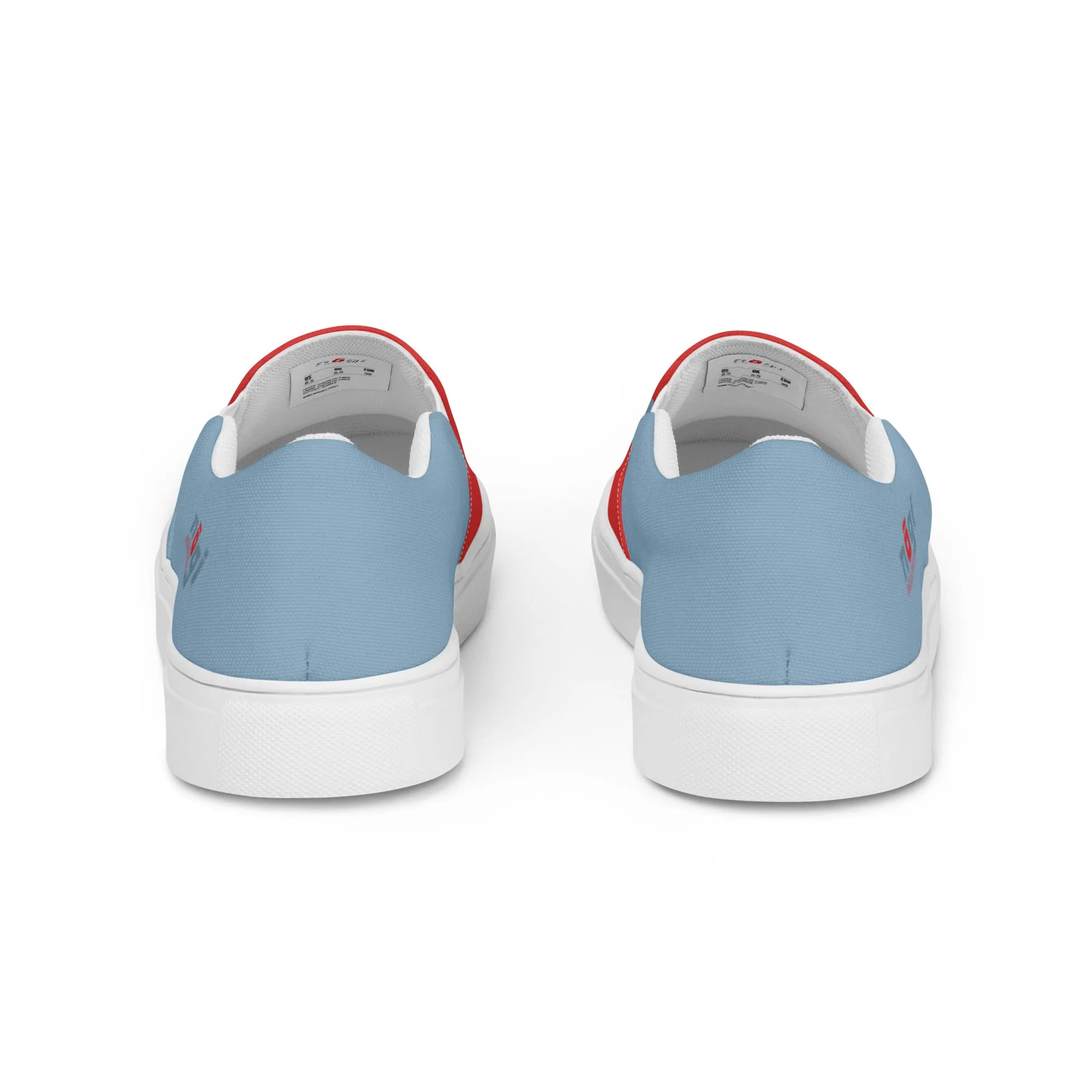 Blue Lines Men’s Slip-On Canvas Shoes by Nogi Industries
