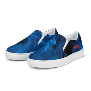 Blue Smoke Men’s Slip-on Canvas Shoes by Nogi Industries