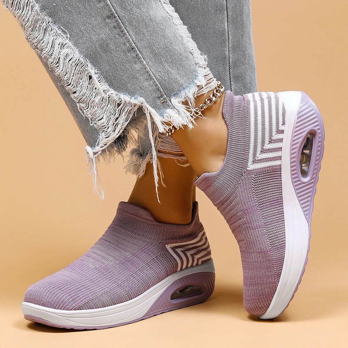 Breathable Women's Air Cushion Orthopedic Sneakers