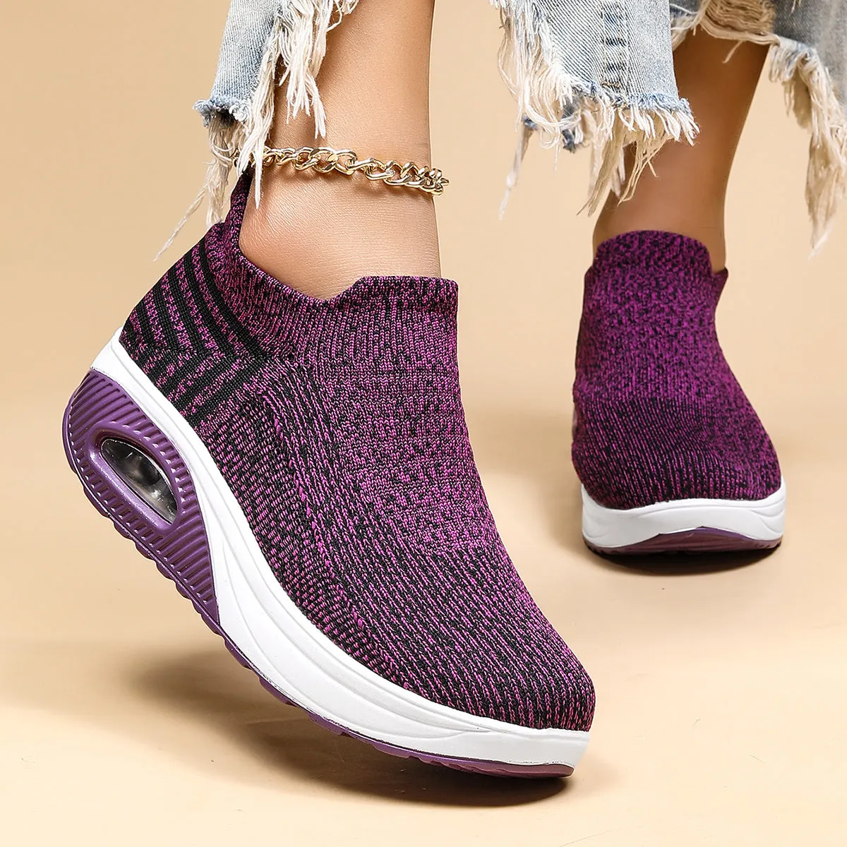 Breathable Women's Air Cushion Orthopedic Sneakers