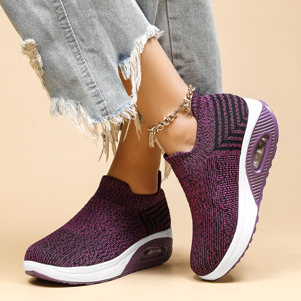 Breathable Women's Air Cushion Orthopedic Sneakers