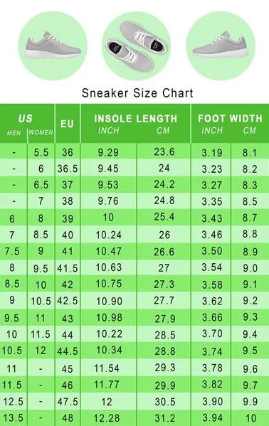 Clarinet Diagram Sneakers