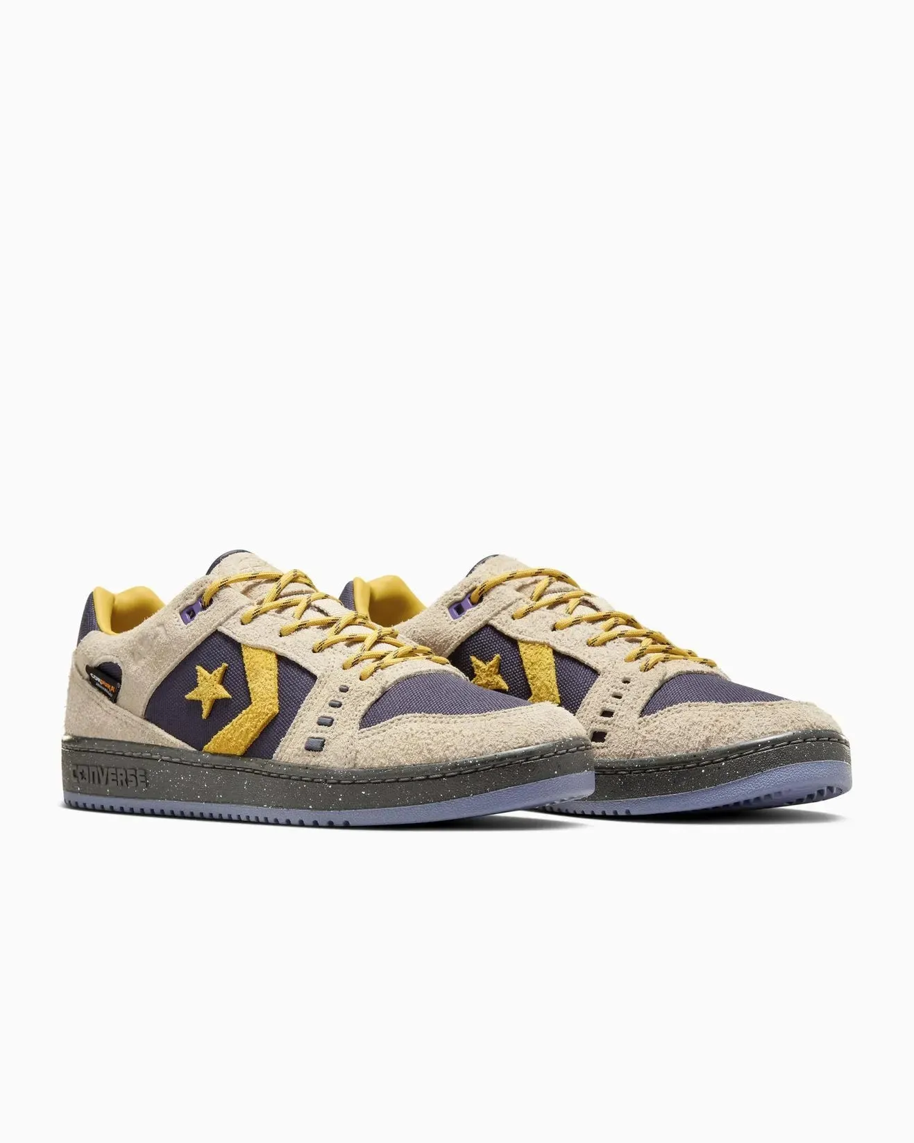Converse CONS AS-1 Pro Suede & Cordura Low Top Beach Stone/Baritone Blue/Ceylon Yellow