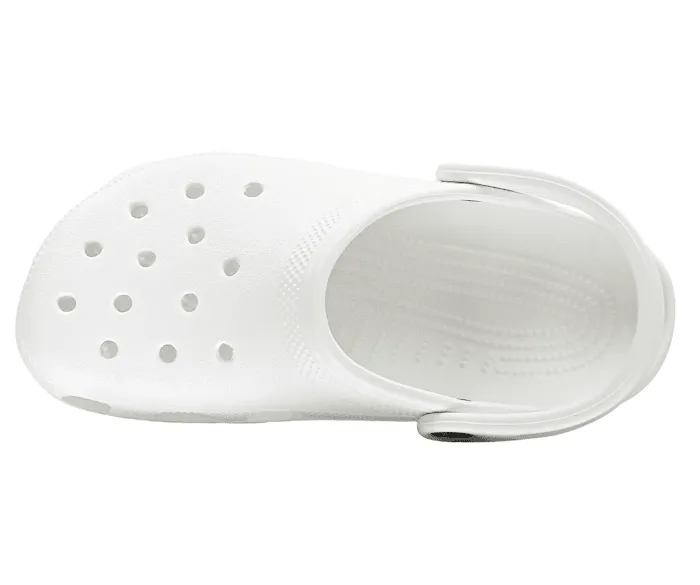 Crocs Classic Clogs Roomy Fit Sandals - White