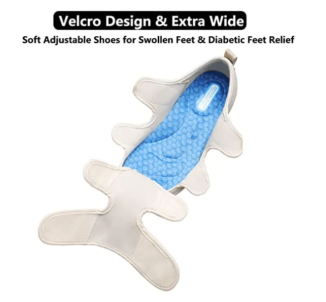 cuzcare Ultra-Light Adjustable Velcro Easy Wear Shoes - WD017