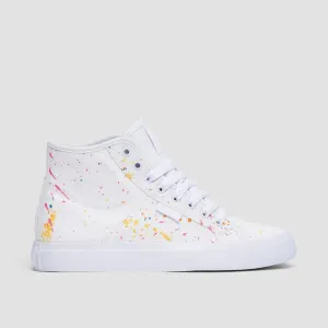 DC Manual Hi TXSE Shoes - White/Splatter - Womens