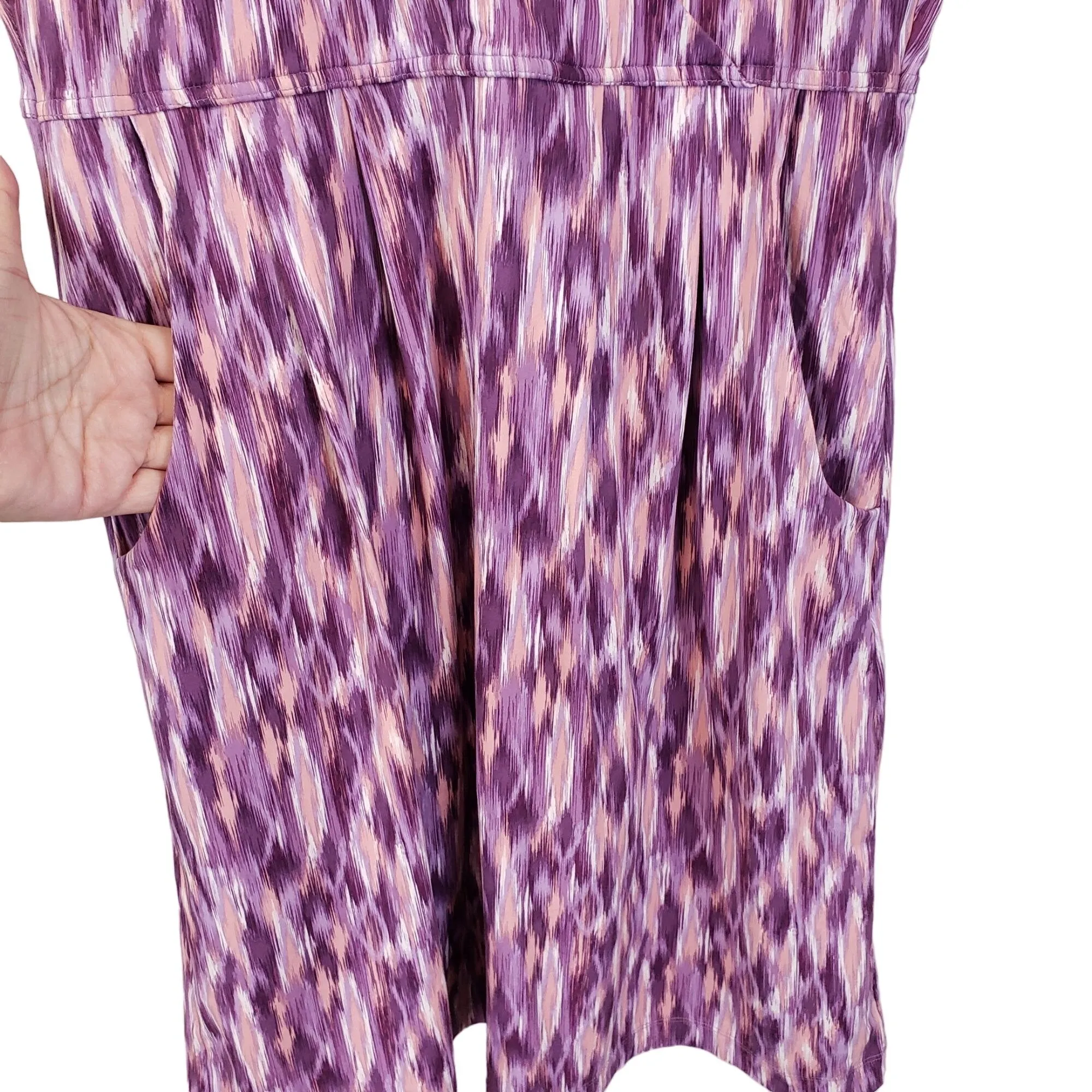 Eddie Bauer Graphic Print Activewear Dress Size Medium
