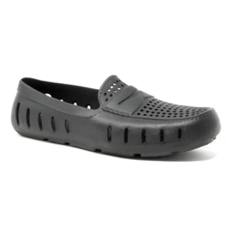 Floafers Country Club Black Asphalt Slip On (Mens)
