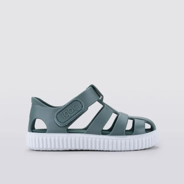 Igor Unisex Sage Green Nico Jelly Sandals