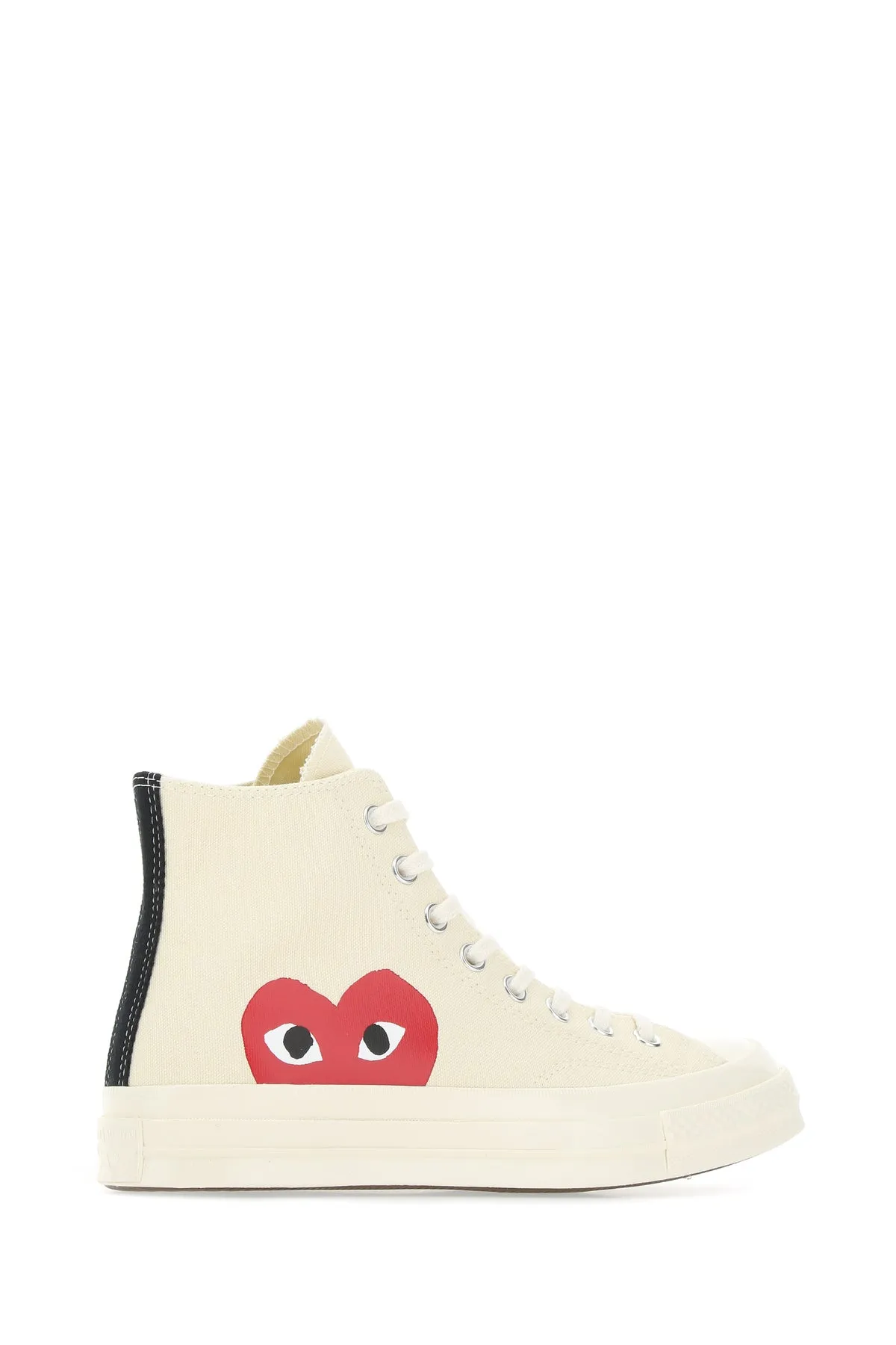 Ivory canvas sneakers