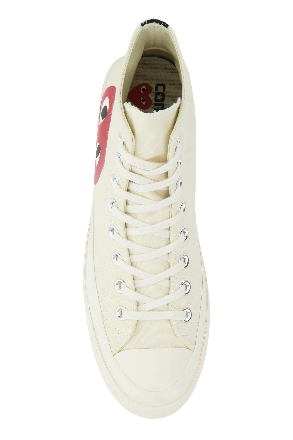 Ivory canvas sneakers