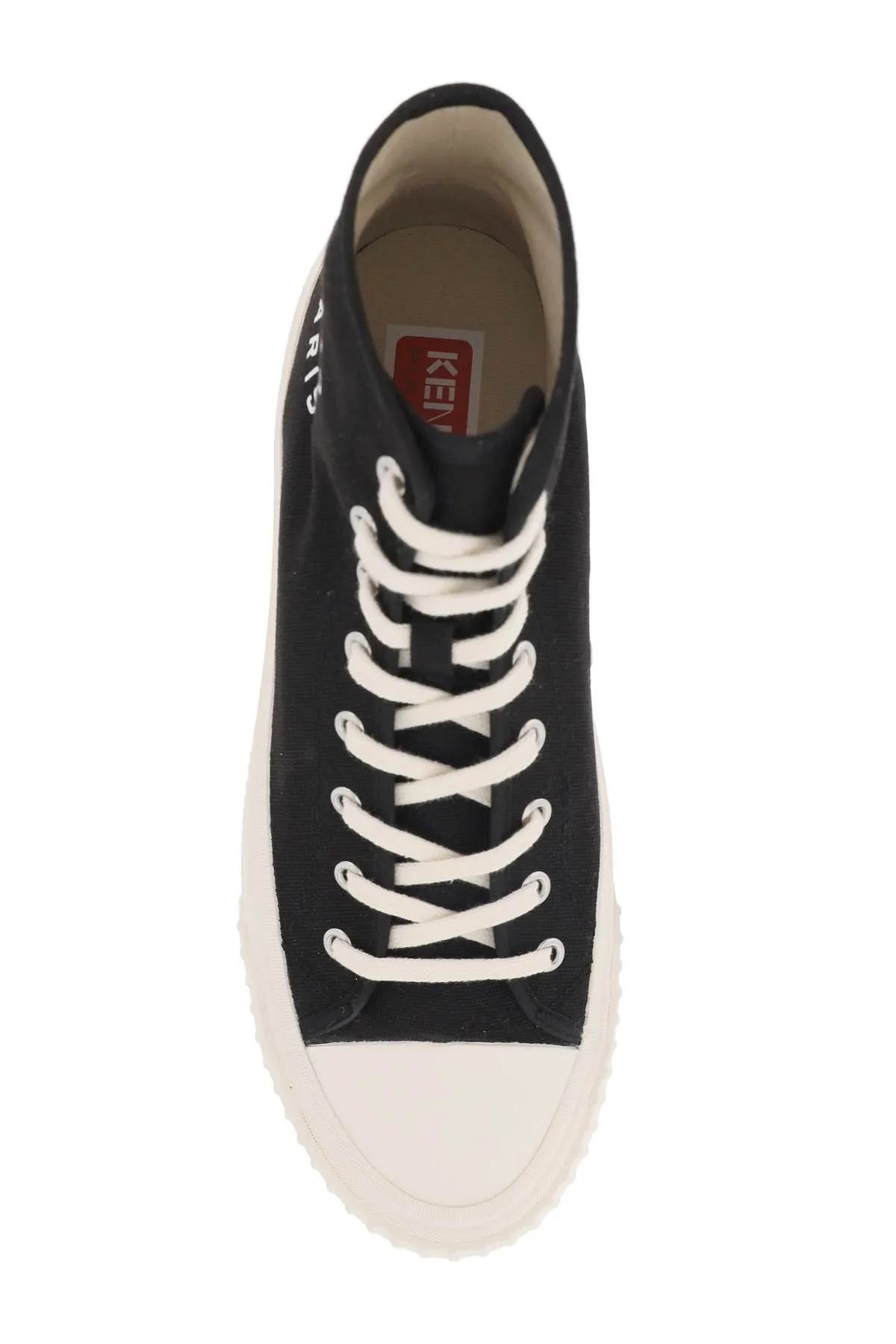 Kenzo canvas high-top sneakers FE52SN025F76 NOIR