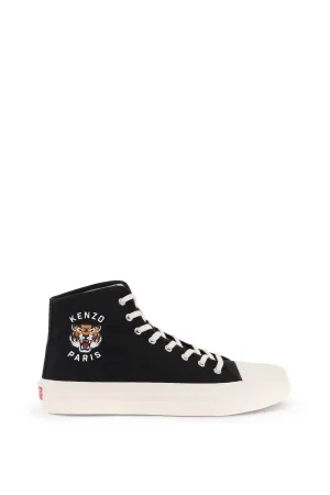 Kenzo canvas high-top sneakers FE52SN025F76 NOIR