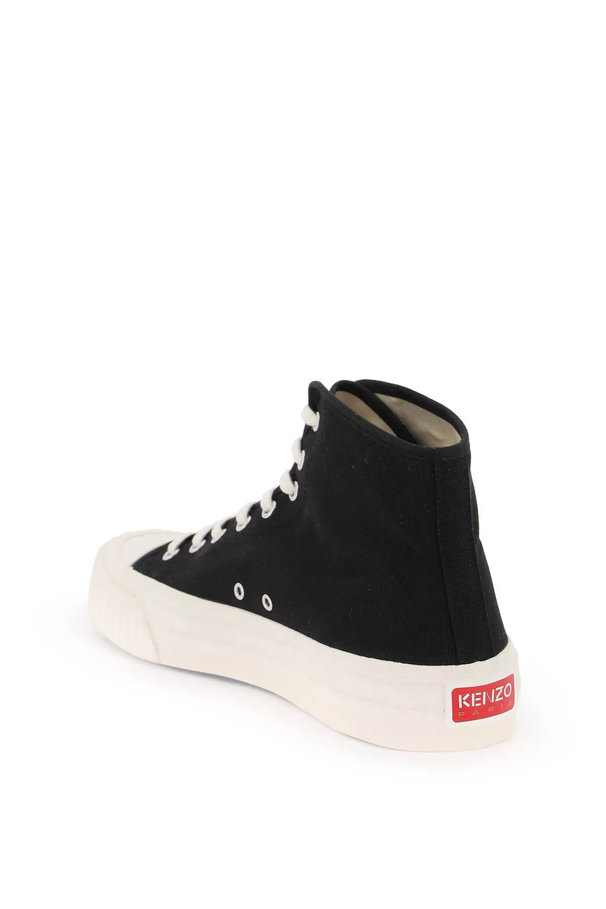 Kenzo canvas high-top sneakers FE52SN025F76 NOIR