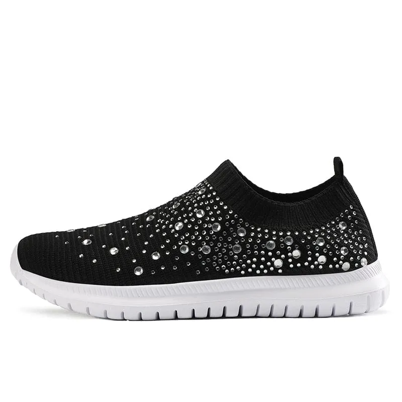 Knitted Slip On Trainers