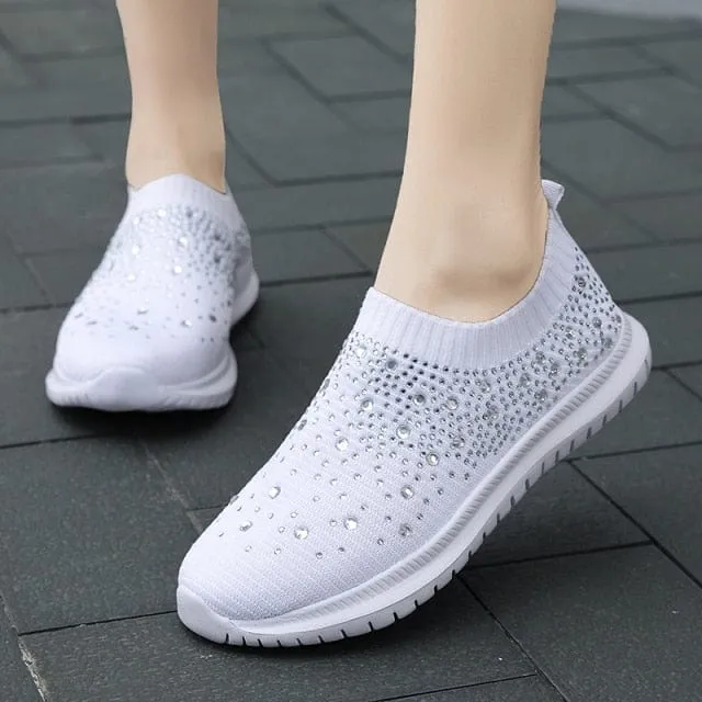 Knitted Slip On Trainers