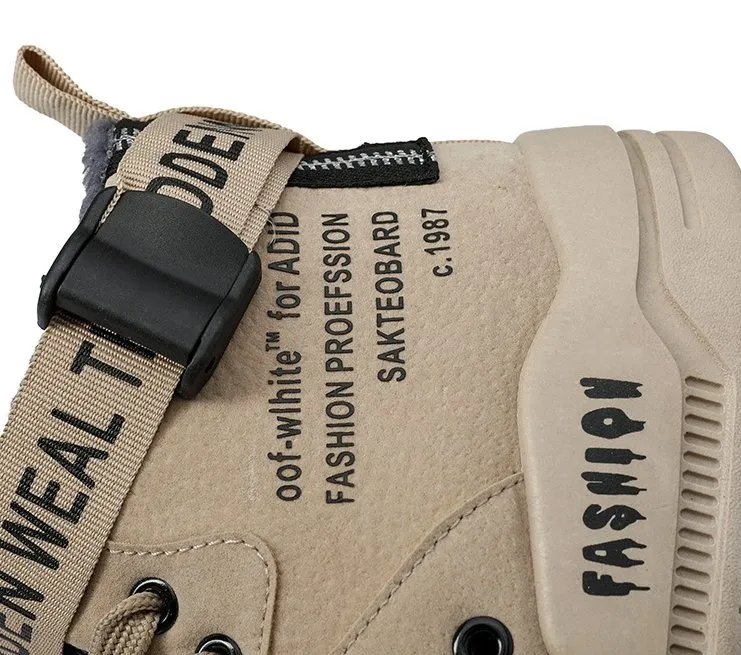 M2k Trends Affordable Men's Outdoor High-Top Sneakers
