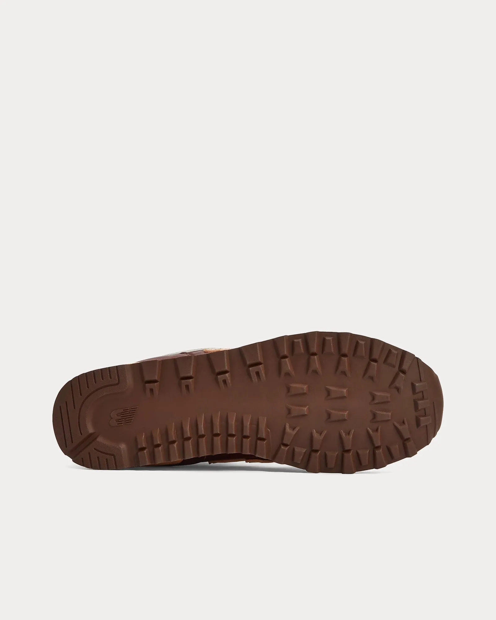 MADE in UK 576 Bitter Chocolate / Puritan Gray / Sheepskin Low Top Sneakers