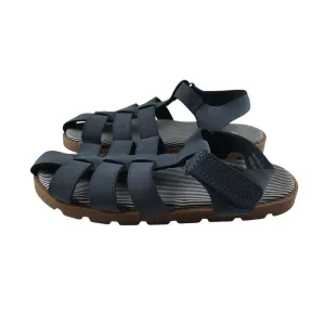Matalan sandals shoe size 12 junior blue straps gripped soles