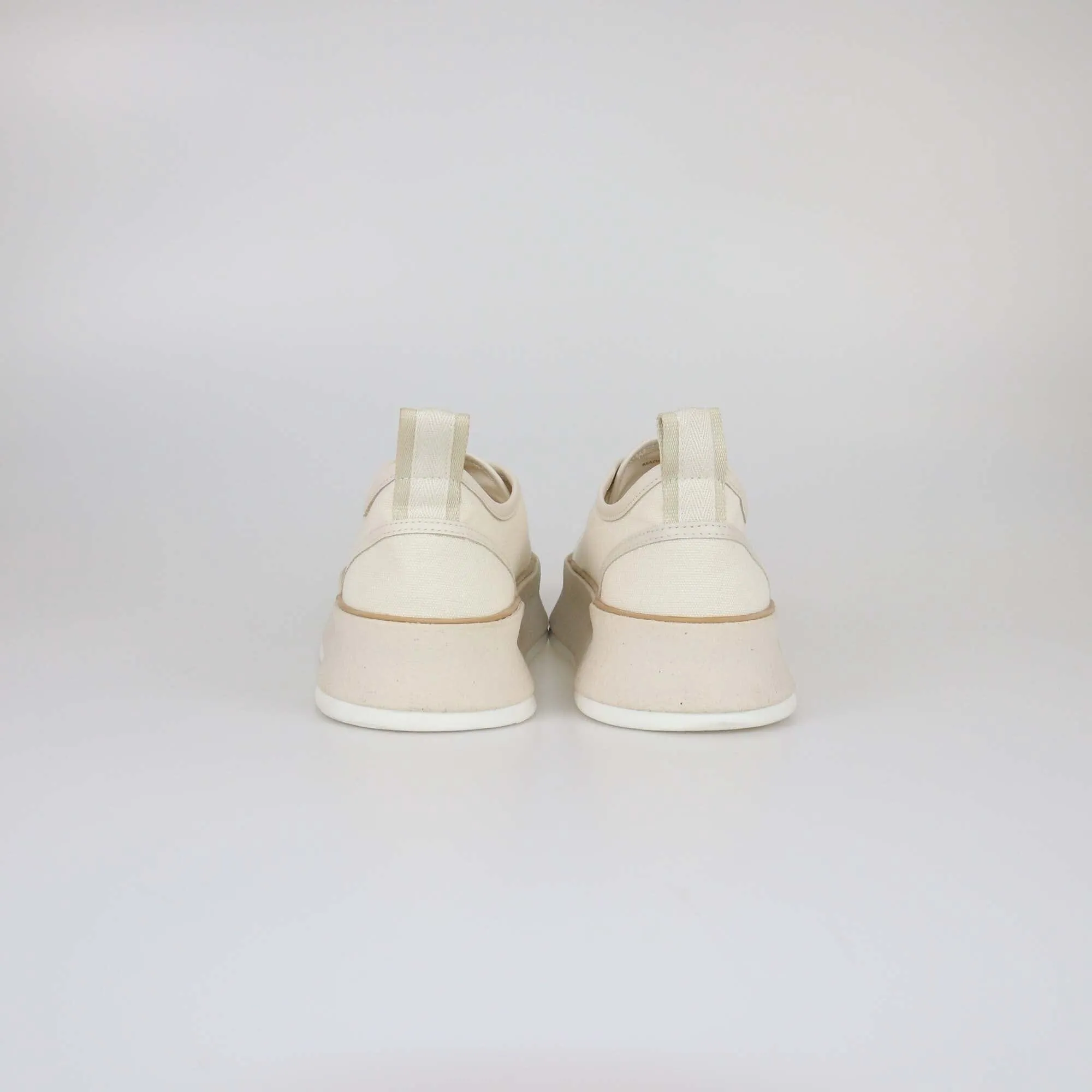 Max Mara Off White/Cream Spring Platform Sneakers